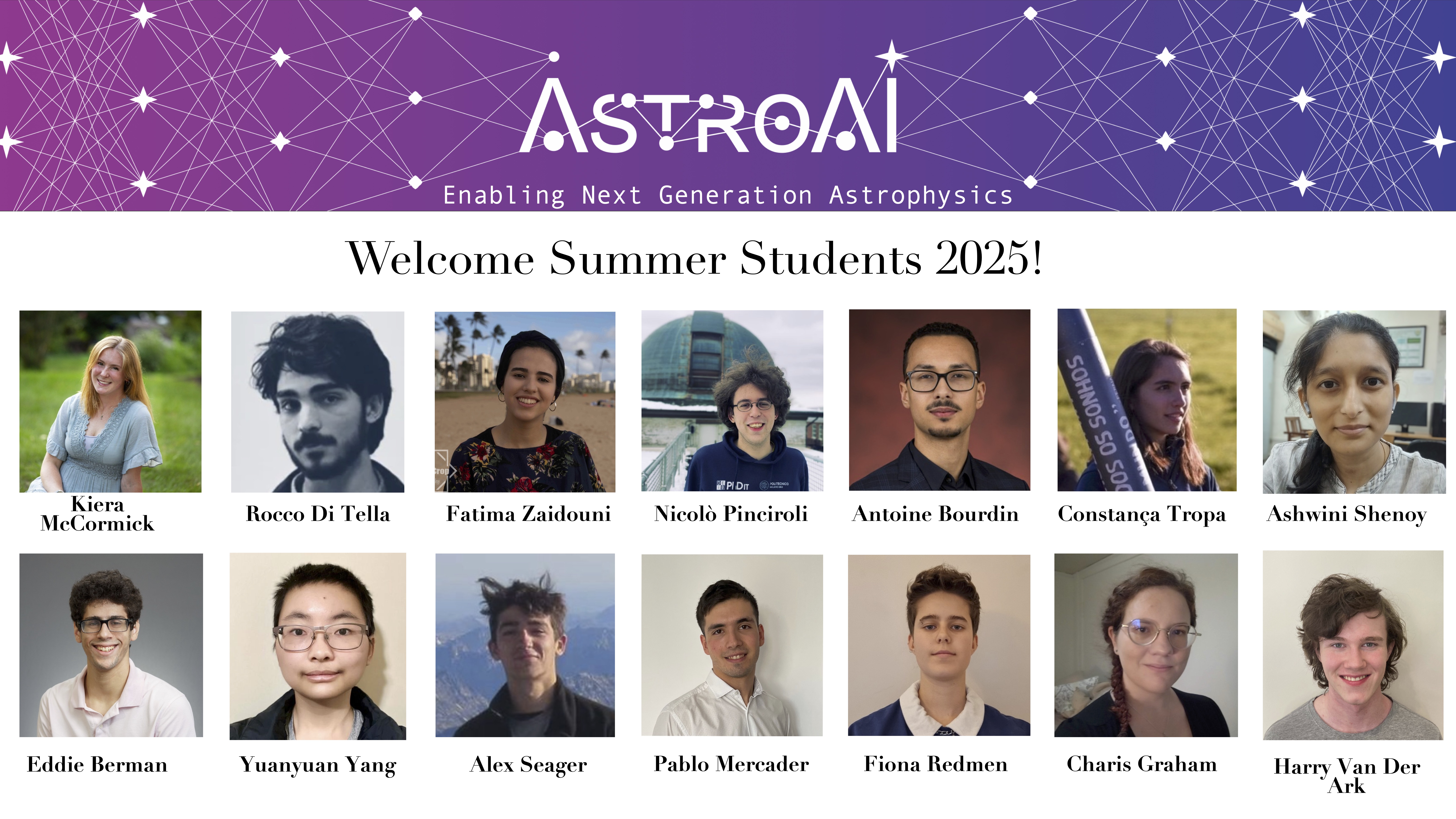 The 2025 AstroAI Summer Students